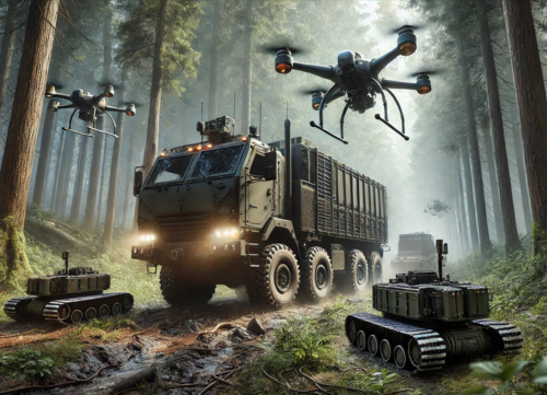 Veiculo blindado de defesa autonomo nao tripulado tudor