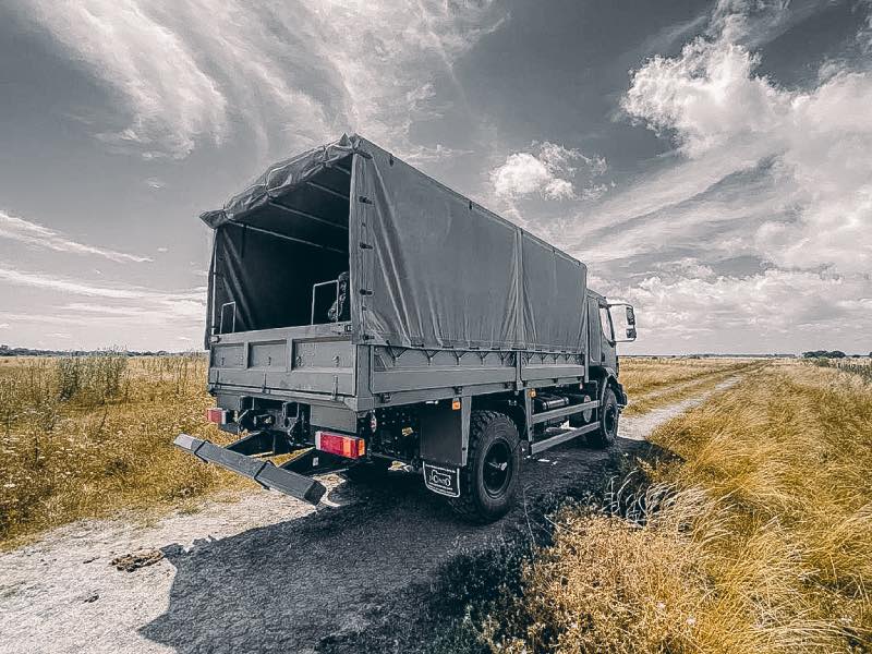 Veículos Militares Logísticos 2 Veiculo militar logistico na estrada